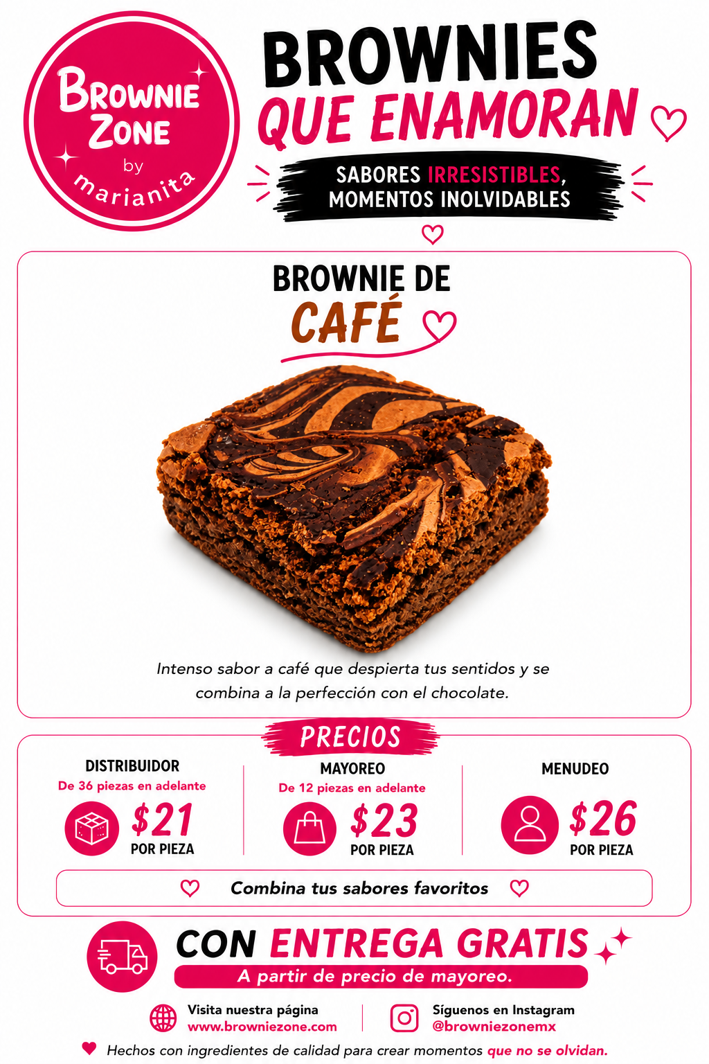 Brownie de Café