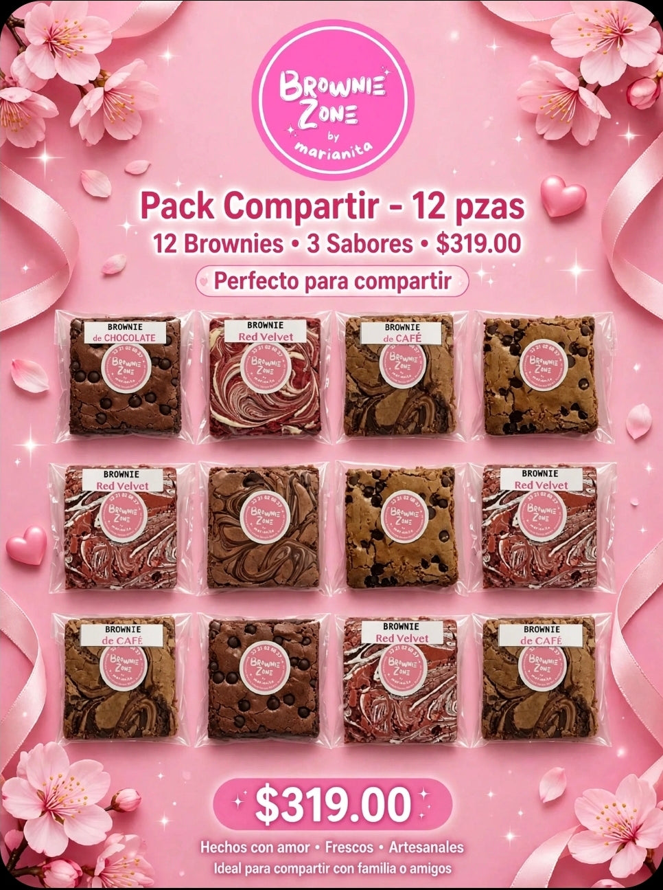 Pack Compartir (12 pzas surtidas)